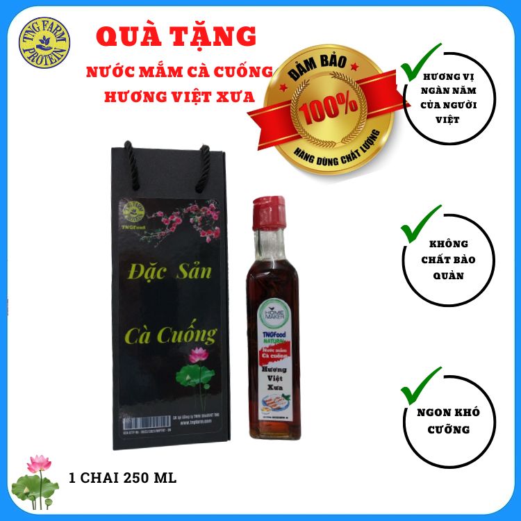 NƯỚC MẮM CÀ CUỐNG THƯỢNG HẠNG THƠM NGON. LOẠI 2 CHAI 250 mL Mã SP : NM2-250