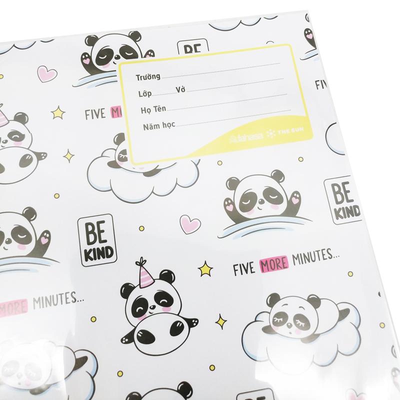 Bao Tập 2 Trong 1 Bìa Kiếng Panda - The Sun 03 (5 Tờ/Xấp)