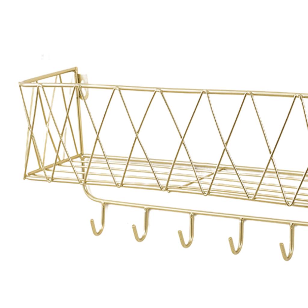 Key Rack Mail Holder Metal Kitchen Office Organizer Wall Mount Hook