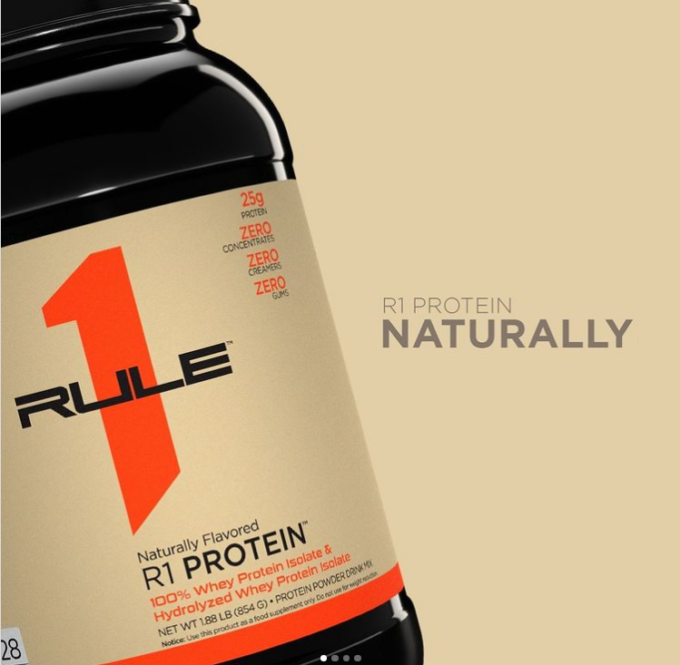 Sữa tăng cơ hương vị tự nhiên Rule 1 Protein Isolate/ Hydrolysate Naturally Flavored 1.9lb