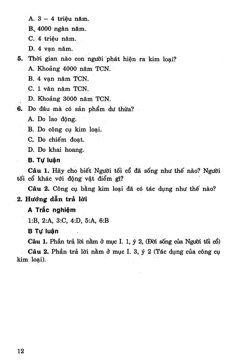 Để Học Tốt Lịch Sử Lớp 6