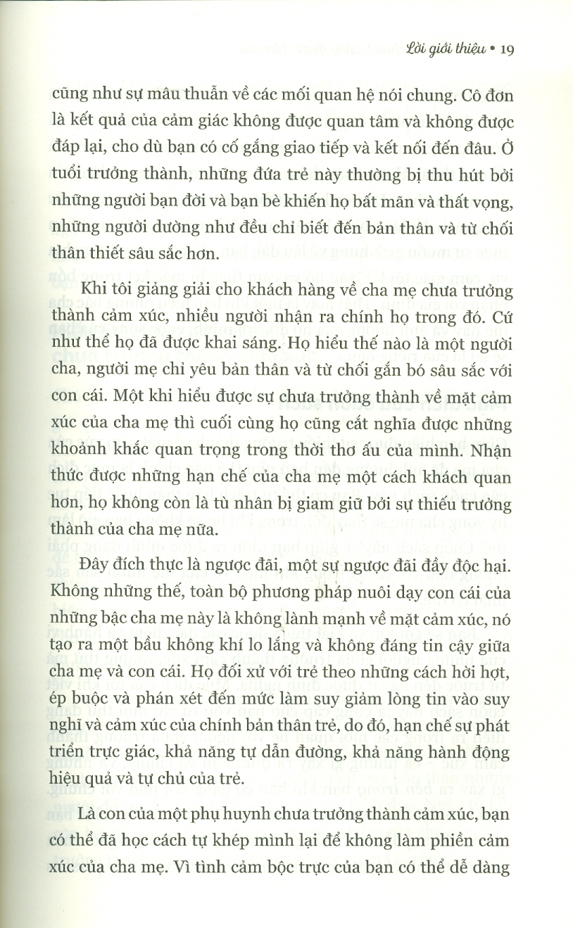 Khi Cha Mẹ Chưa Trưởng Thành Cảm Xúc - Lindsay C. Gibson - Khải Nguyễn dịch -