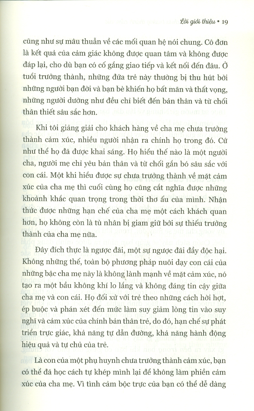 Khi Cha Mẹ Chưa Trưởng Thành Cảm Xúc - Lindsay C. Gibson - Khải Nguyễn dịch - (bìa mềm)