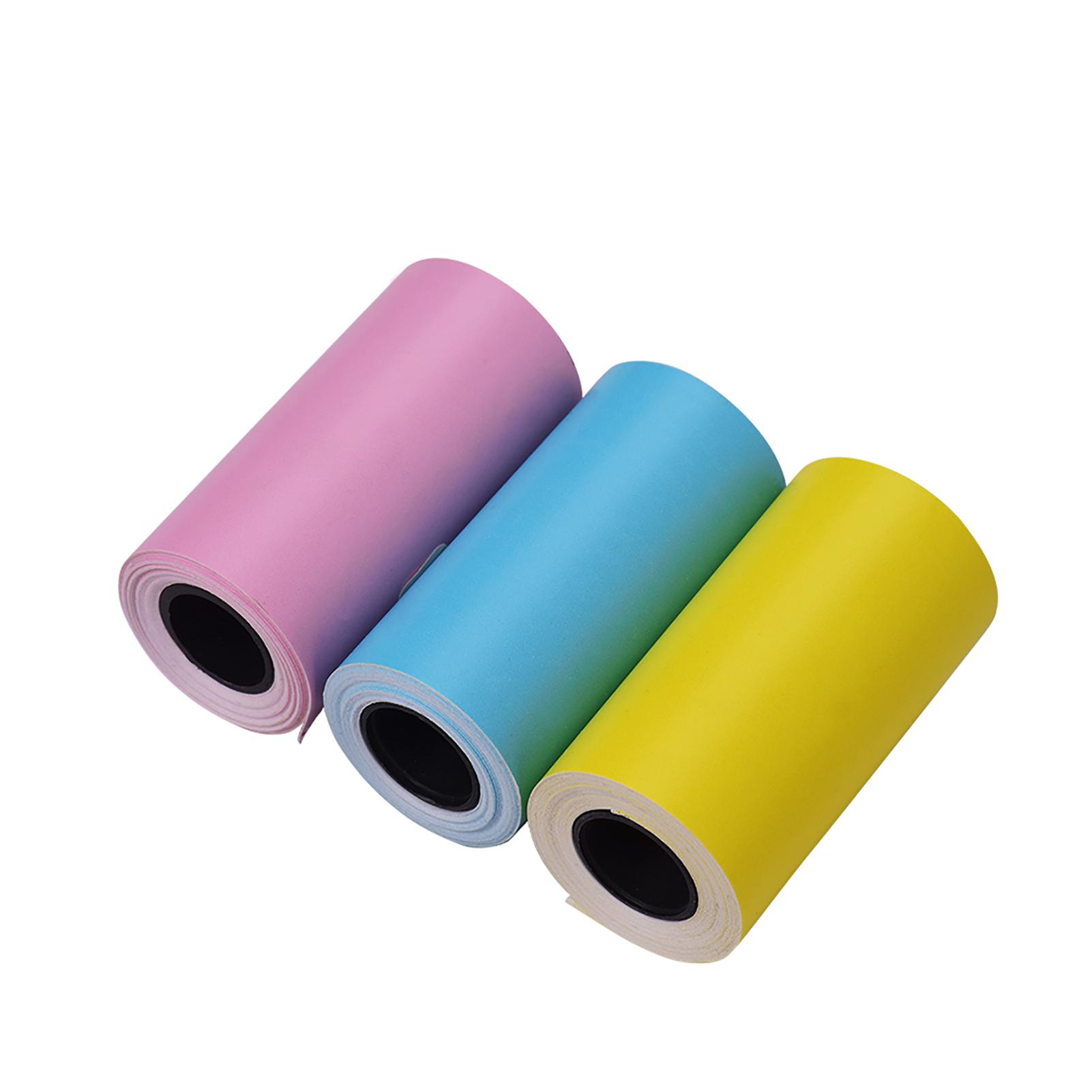 Giấy dán màu in nhiệt có keo tự dính 57 * 30mm