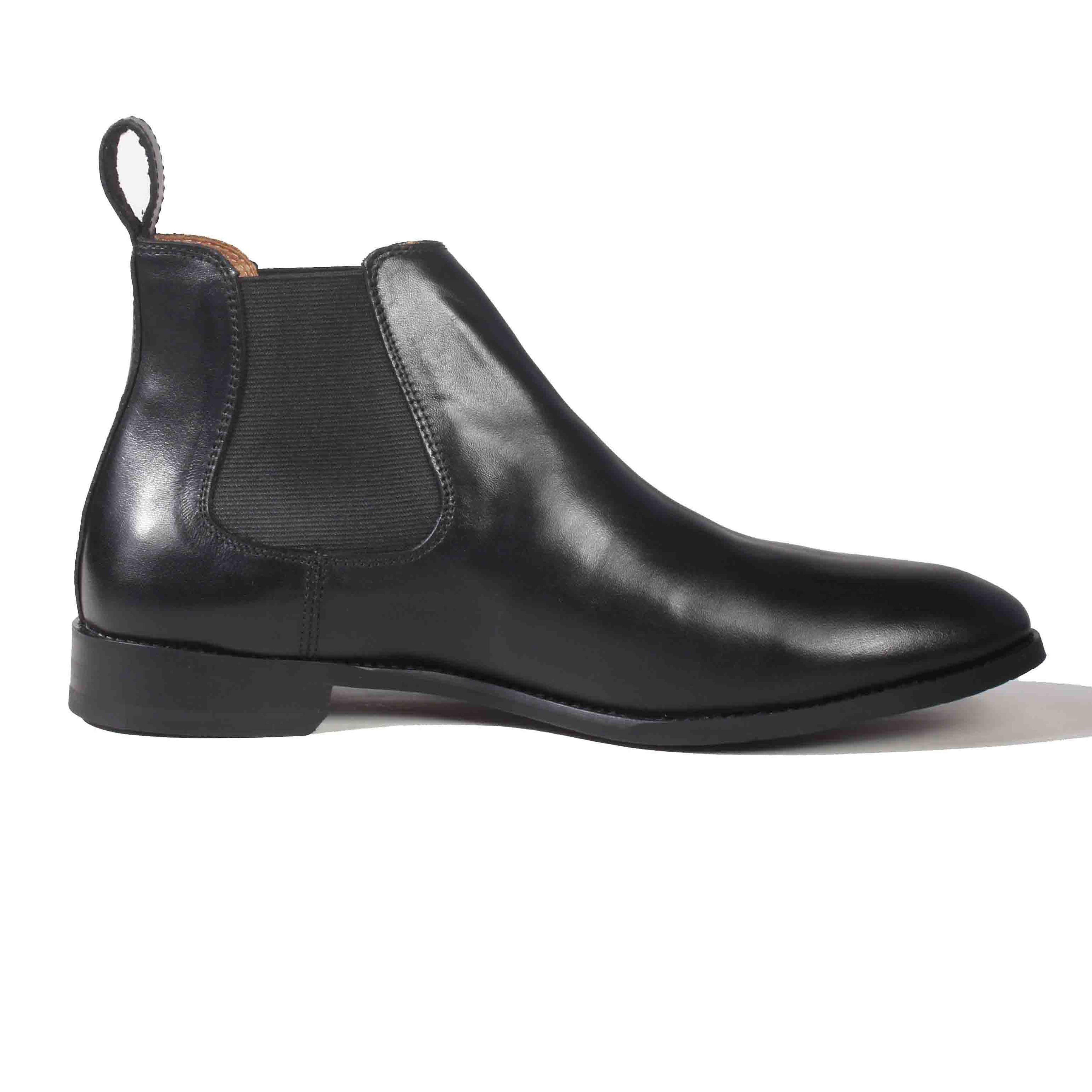 Giày Bốt Nam Banuli Da Bê Italian Chelsea Boots  H1CS1 (Da Veg Itali Mềm Dẻo, Đế Siêu nhẹ, Bảo Hành Trọn Đời)