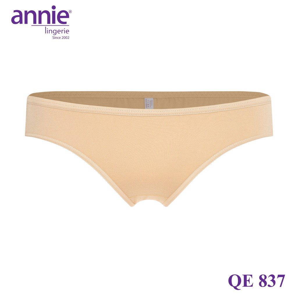 Quần lót, quần lót nữ, combo 3 quần lót nữ trơn vải lụa annie QE837 form basic trẻ trung năng động, thoáng mát thoải mái