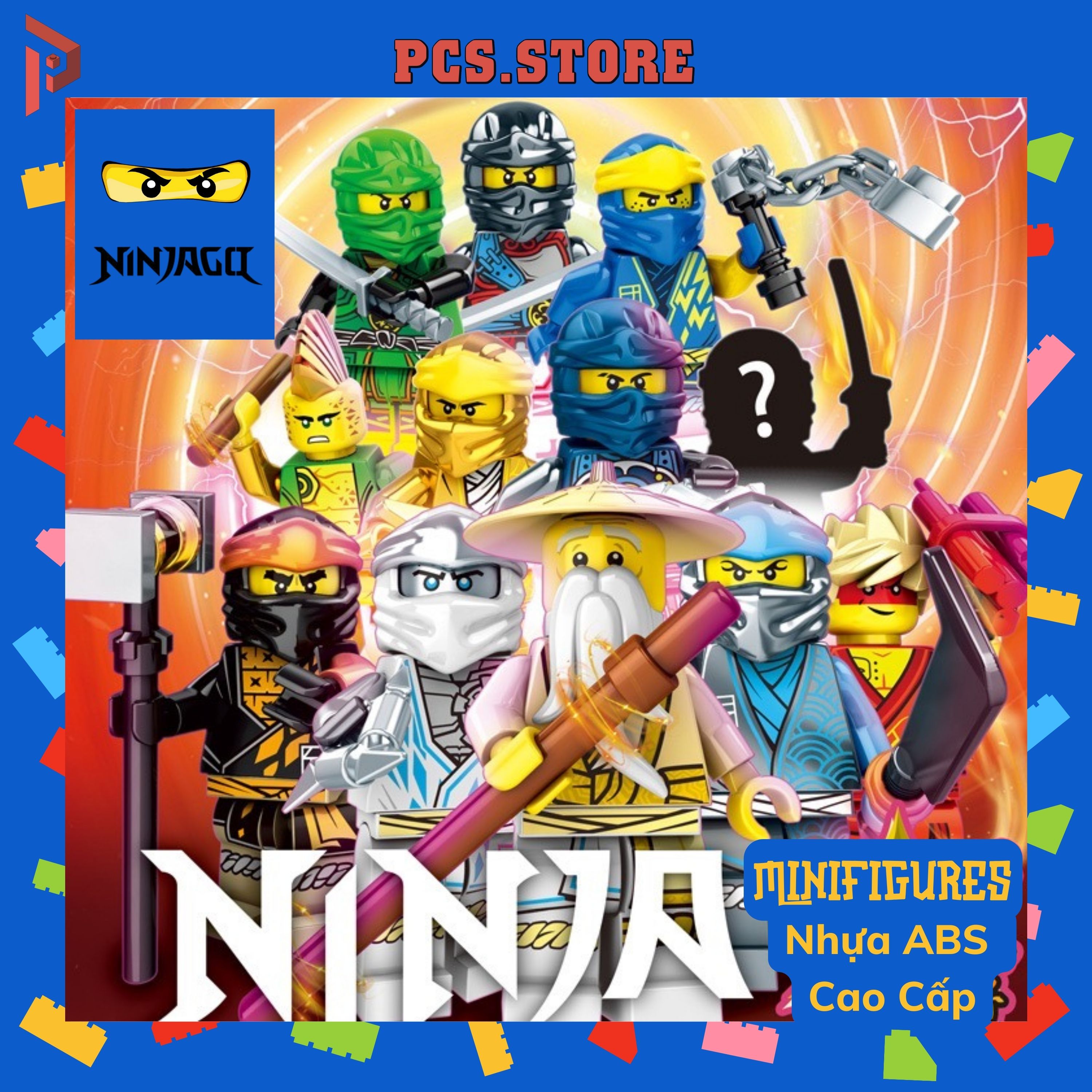 Đồ Chơi Lắp Ráp Minifigures Nhân Vật Bí Ẩn Ninjago - PCS STORE