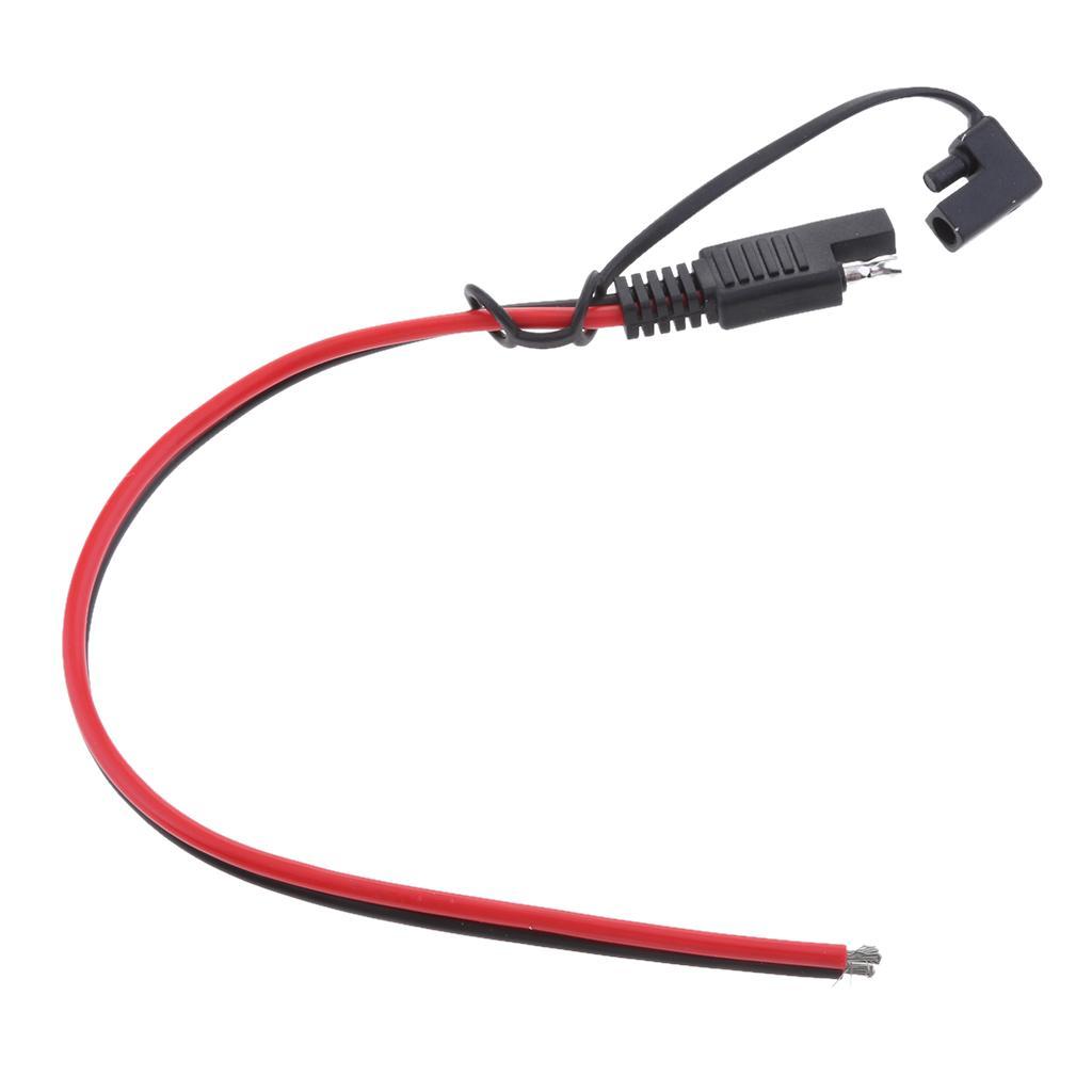 2 Pieces Solar SAE Polarity Adapter Maintainer +SEA Extension Cable