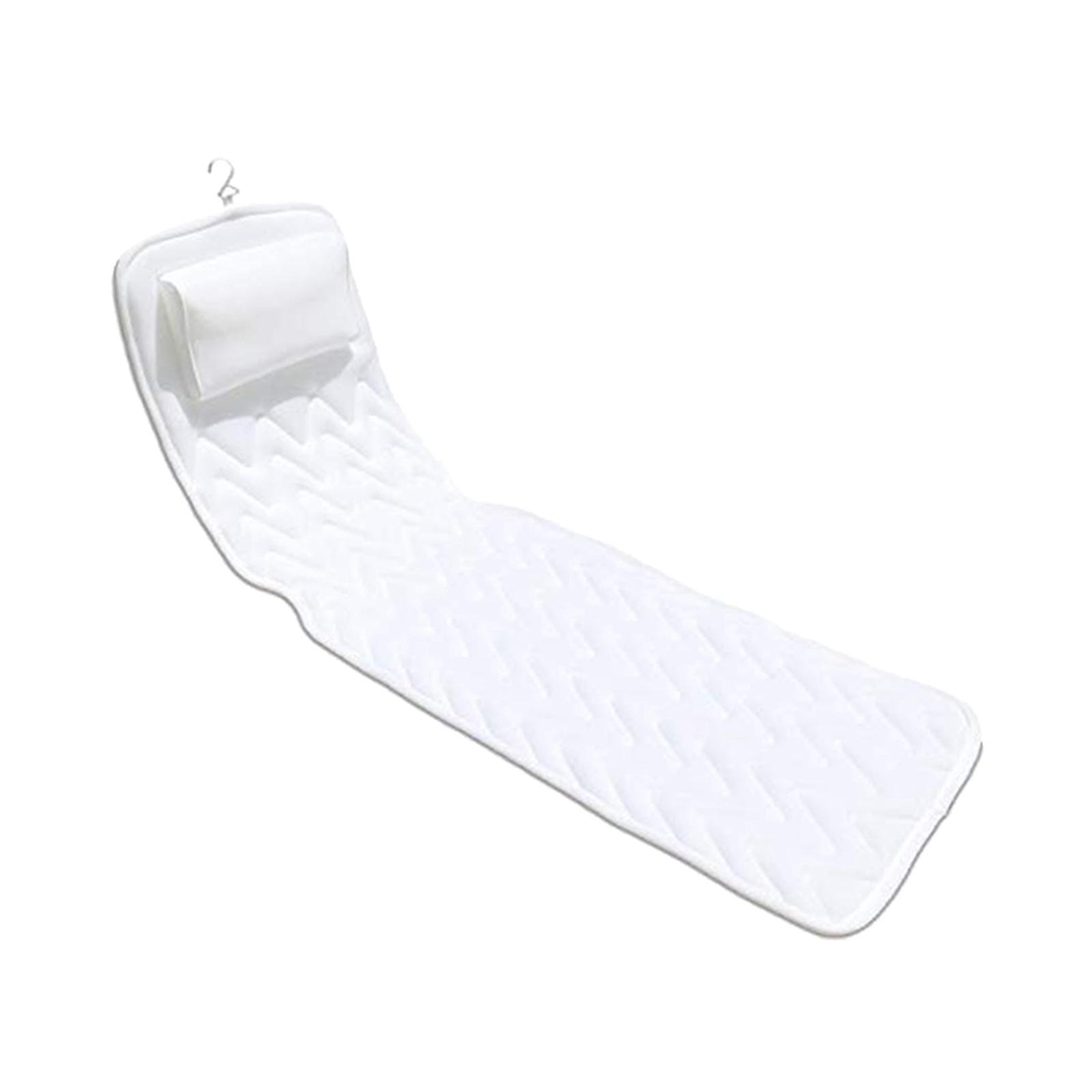 Full Body Bath Pillow Head Rest Back Support for Bathtub Home Bathing