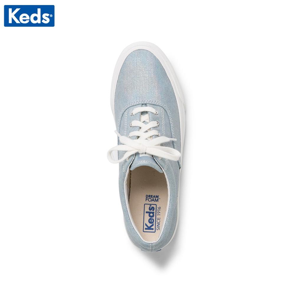 Giày Keds Nữ - Anchor Iridescent Denim Lt Blue - KD060023