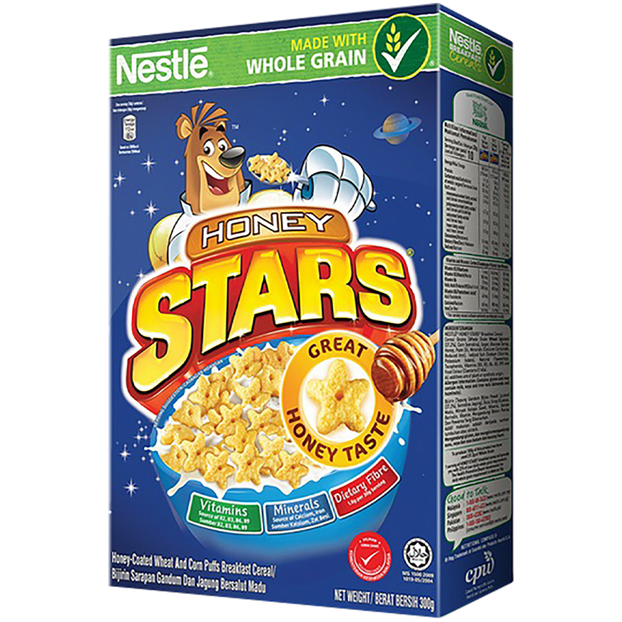Ngũ cốc ăn sáng Honey Stars (Hộp 300g) [Tặng lốc 5 tập Vĩnh Tiến]