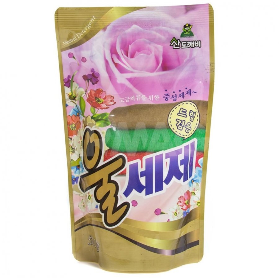 Nước giặt vải len, vải dạ, nỉ Sandokkaebi 500g nhập khẩu Hàn Quốc