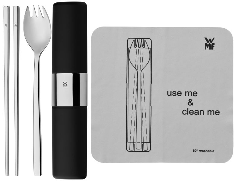 Bộ Đũa Thìa Cá Nhân WMF Asia My2Go Có Hộp Đựng Màu Đen, Chất Liệu Thép Không Gỉ - 1295056040