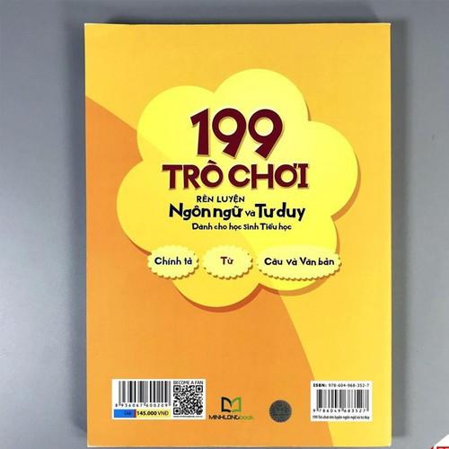 Sách: 199 Trò Chơi Rèn Luyện Ngôn Ngữ Và Tư Duy Dành Cho Học Sinh Tiểu Học - Minh Long