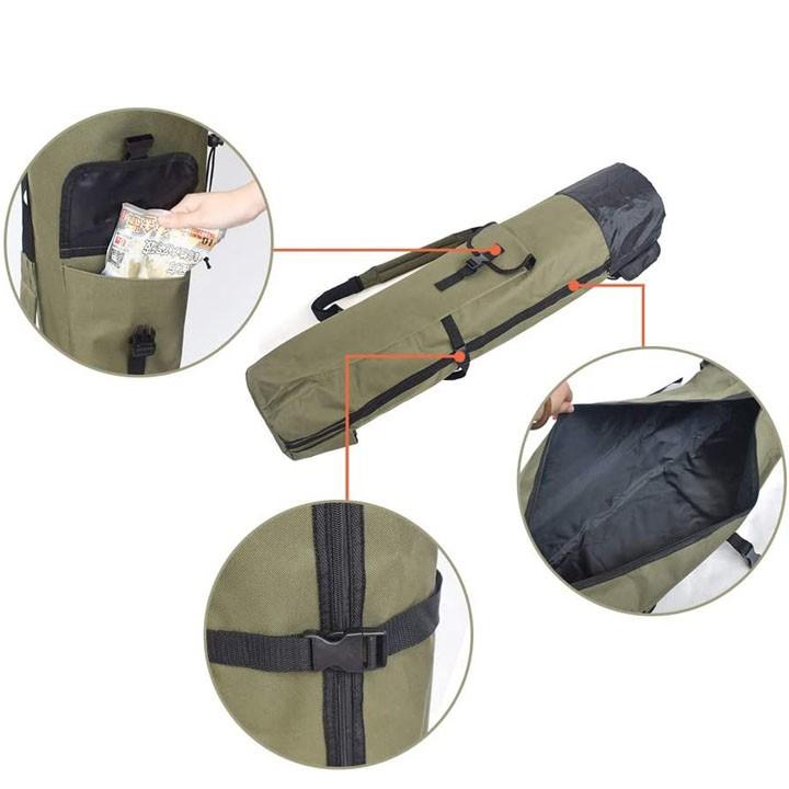 Balo Vải Đựng Cần Câu 7 Ngăn 123*24CM
