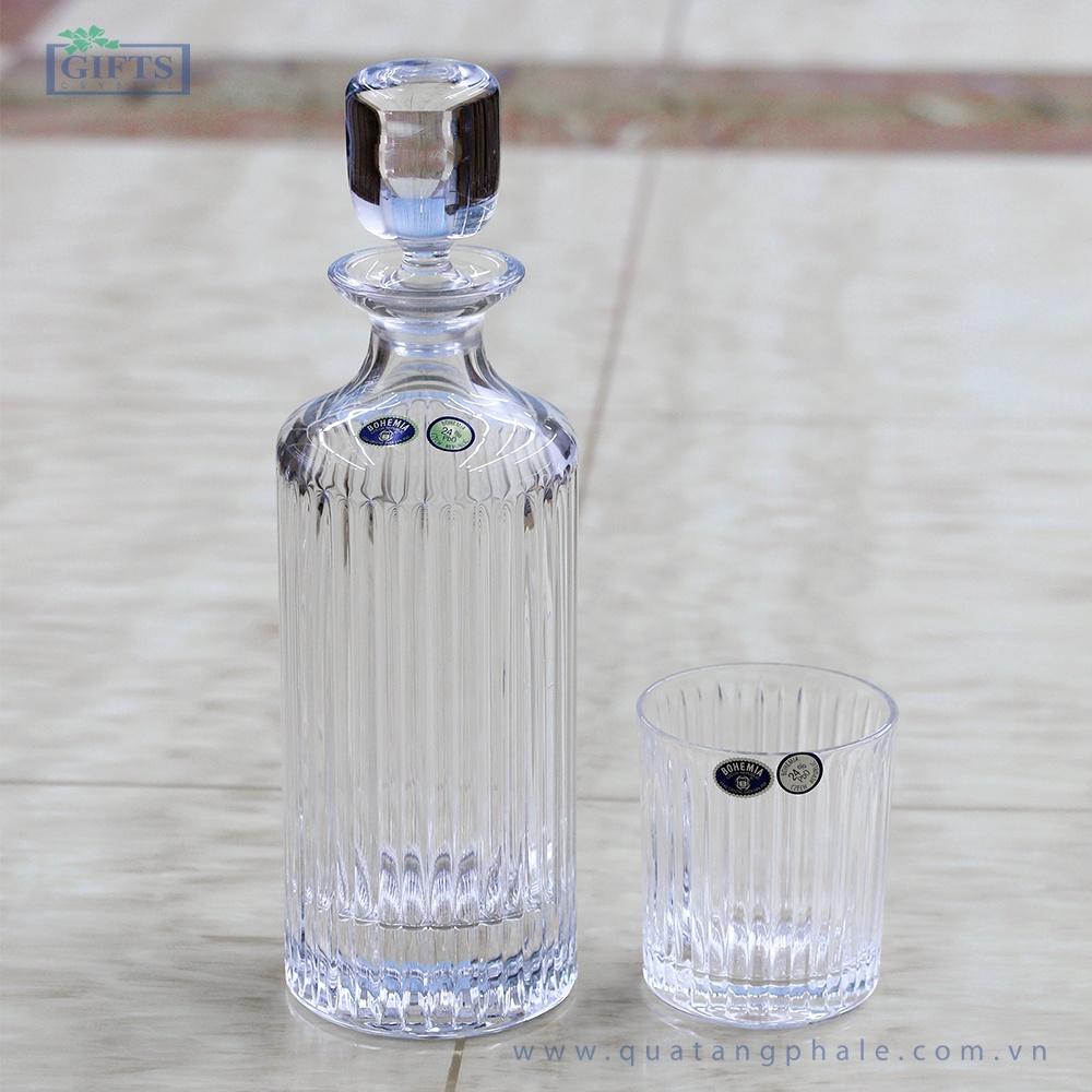 Bộ bình ly Pha lê Bohemia Tiệp khắc