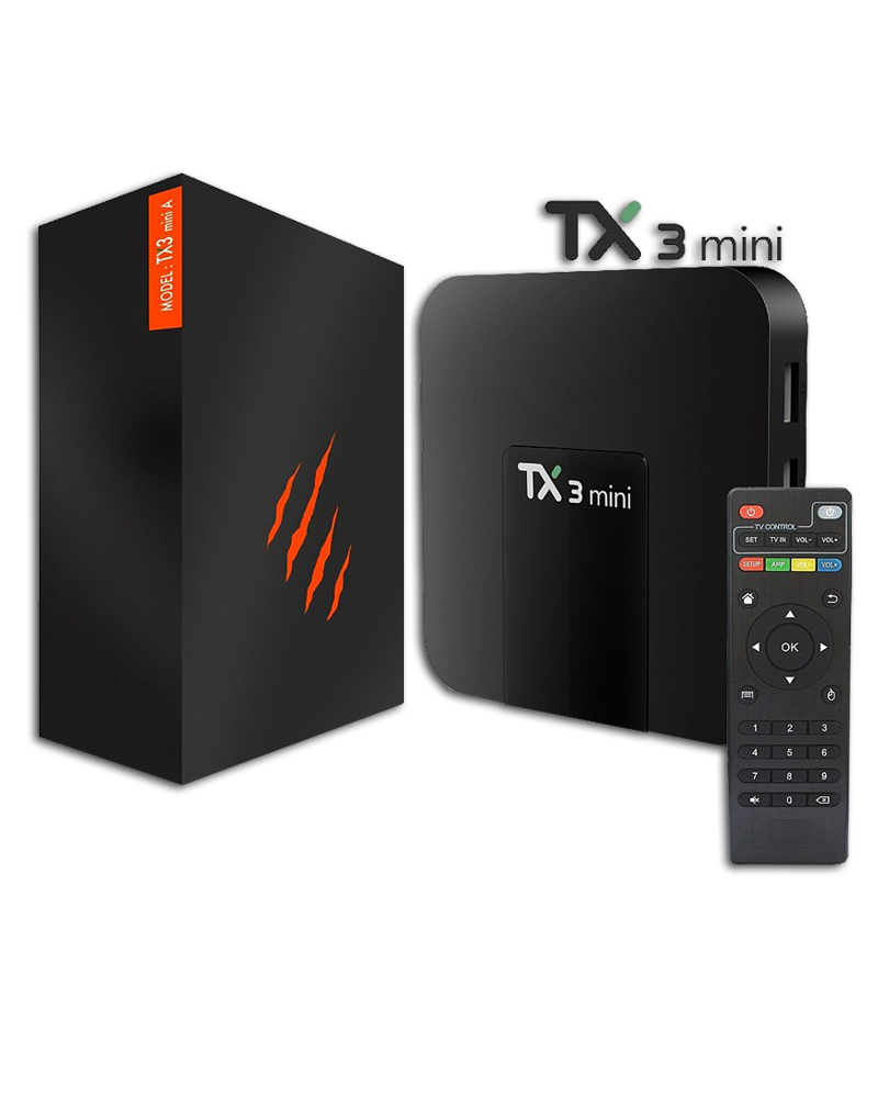 Đầu box TX3 -A ram 2GB rom 16GB chạy 9.0 cài ứng dụng sẵn chính hãng