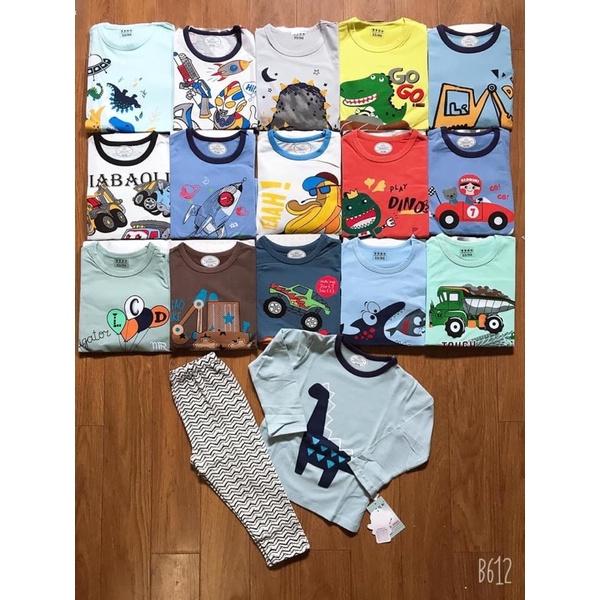 Bộ dài tay xuất Hàn size đại cho bé trai và gái từ 23-33kg