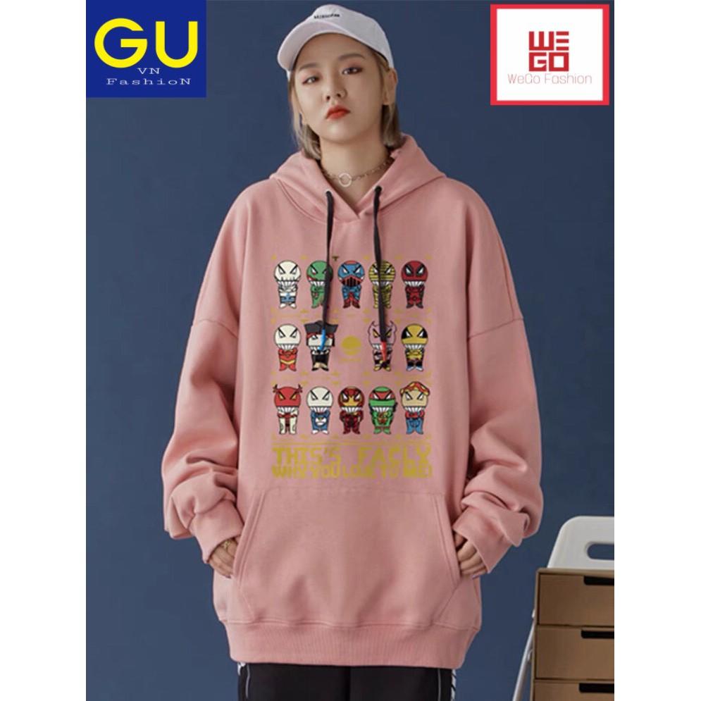 ÁO HOODIE NAM NỮ DỄ THƯƠNG CÁ TÍNH