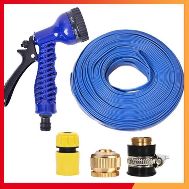 Bộ dây và vòi xịt tăng áp lực nước,rửa xe, tưới cây 20m  206843
