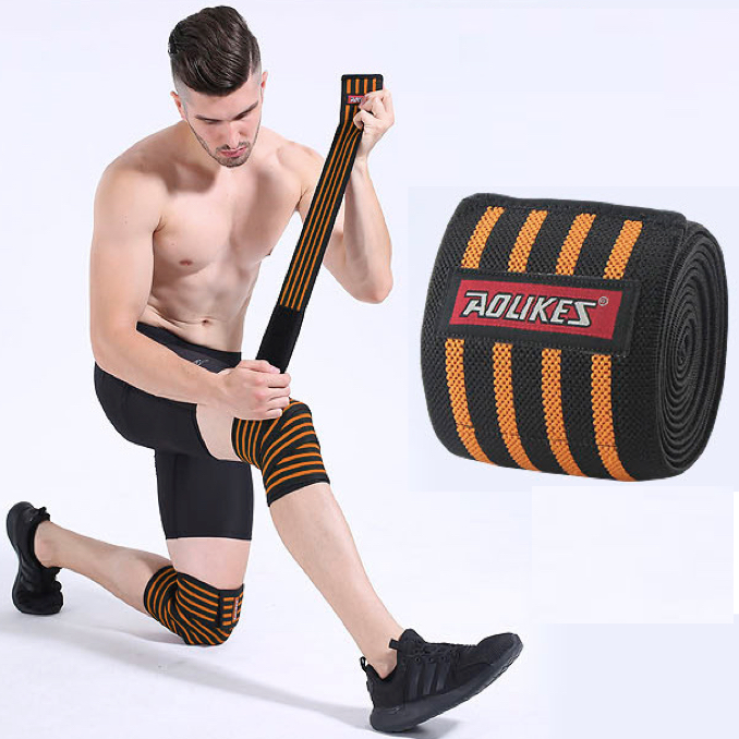 Dây quấn bảo vệ gối khi tập gym cao cấp Aolikes 1 cái Sportslink