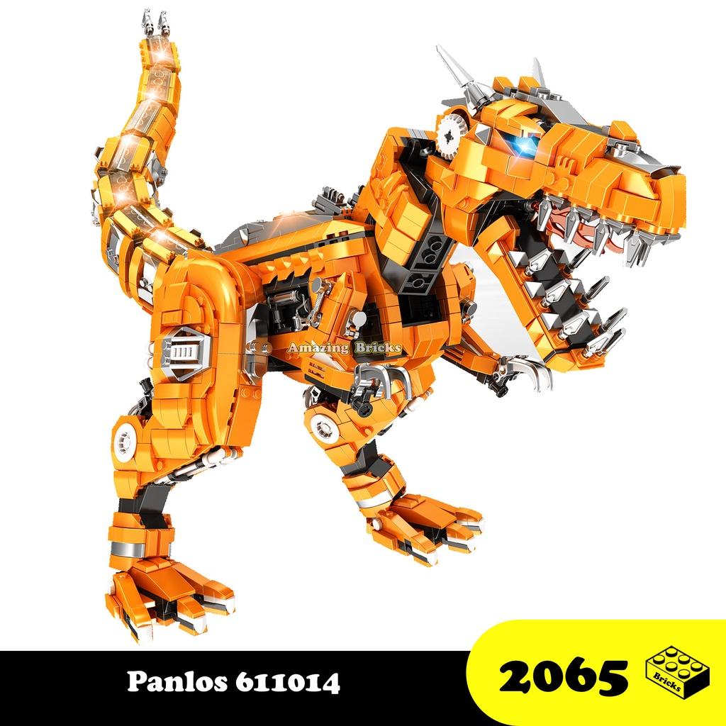 Đồ chơi Lắp ráp Khủng Long máy Spinosaurus, Panlos 611014 Mechanic Dinosaur, Xếp hình thông minh, Mô hình khủng long