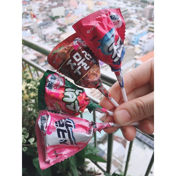 Kẹo mút Lotte Lollipop Ice 4 vị hộp 660gr thơm ngon