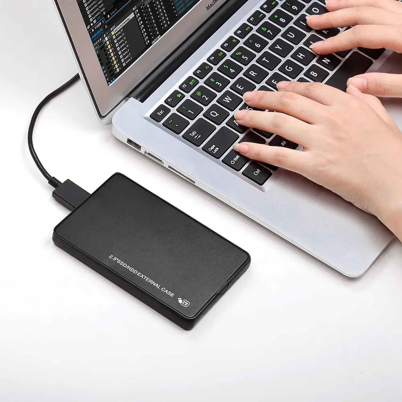 Hộp đựng ổ cứng di động HDD box 2.5 inch box đựng ổ cứng usb 3.0 tốc độ 5gbs - hàng chính hãng