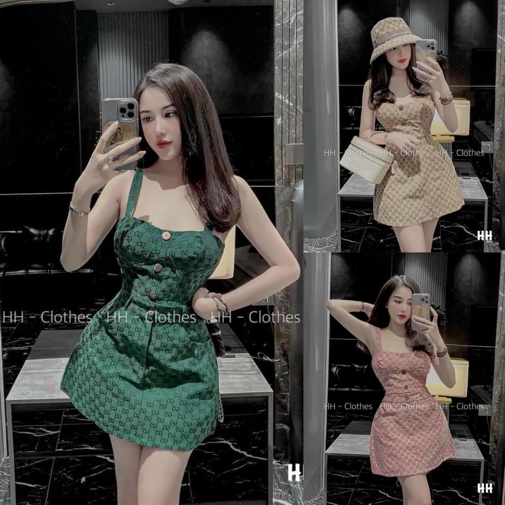 Set bộ váy kết hợp áo 2 dây với chân váy chữ A năng động, cá tính thích hợp cho các nàng đi chơi, dạo phố