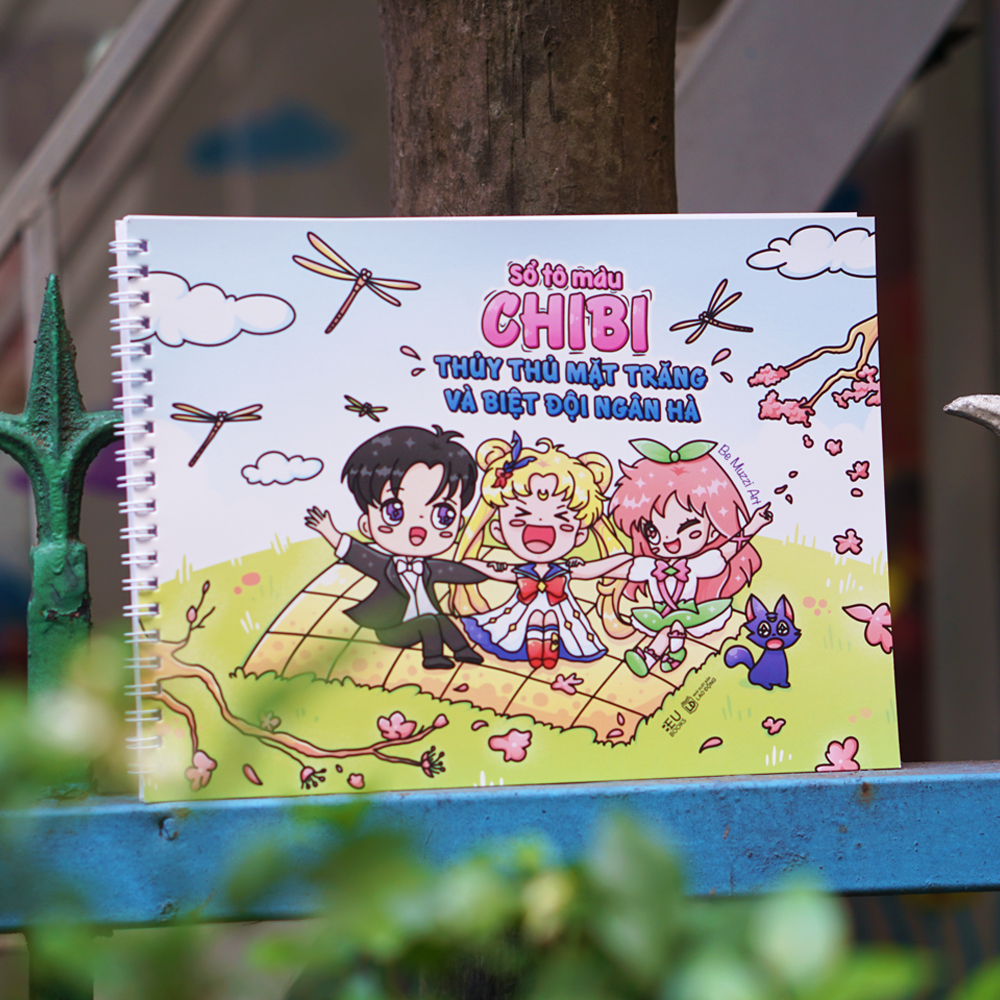 Sổ Tô Màu Chibi: Thủy Thủ Mặt Trăng Và Biệt Đội Ngân Hà