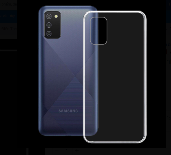 Hình ảnh Ốp lưng dẻo trong suốt TPU cao cấp dành cho Samsung Galaxy A03s - hàng nhập khẩu