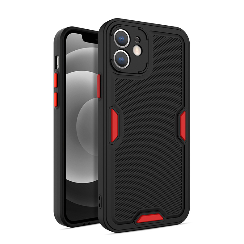 Ốp Lưng Chống Sốc Phong Cách Mới Dành Cho Iphone 11 12 11 Pro 12 Pro 11 Pro Max 12 Pro Max - Hàng Chính Hãng - Iphone 12 - Màu Đen