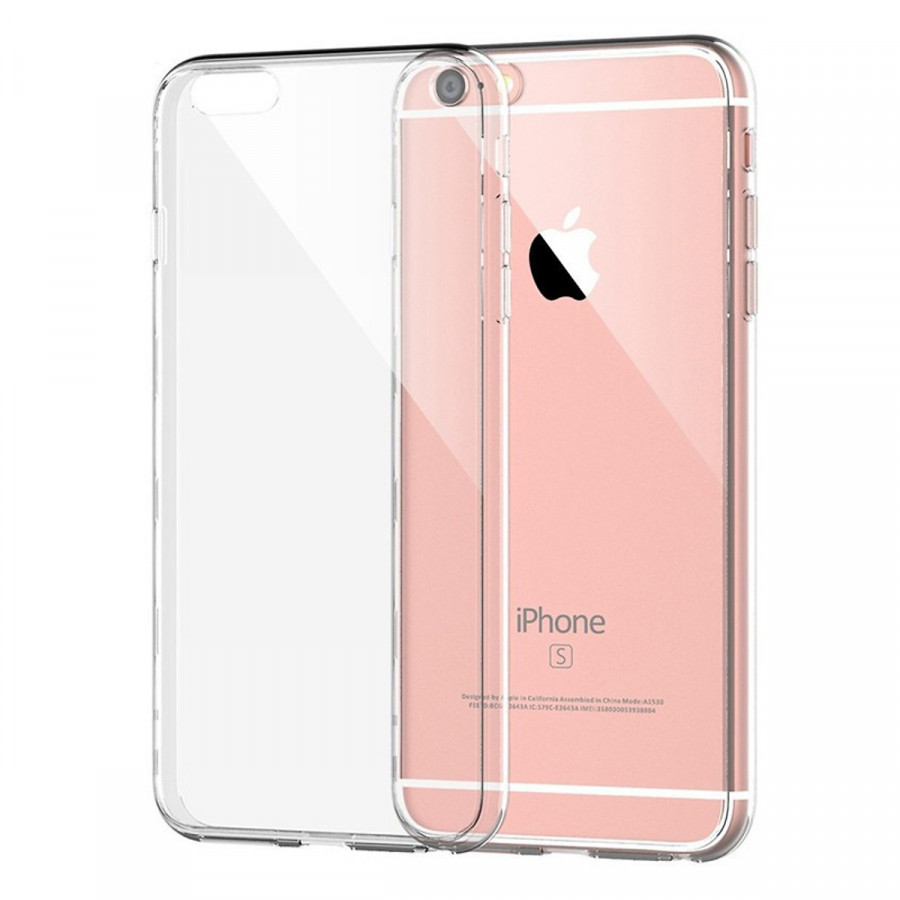 Ốp lưng silicon dẻo cho iPhone 6 Plus / 6s Plus 0.6mm (Trong suốt) - Hàng Chính Hãng