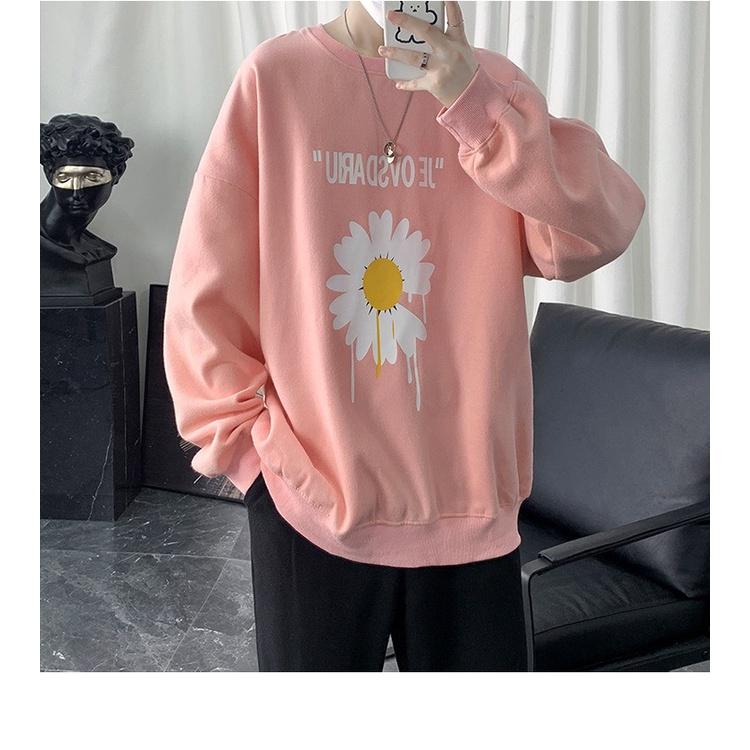 ÁO SWEATER NAM NỮ IN HOA CÚC