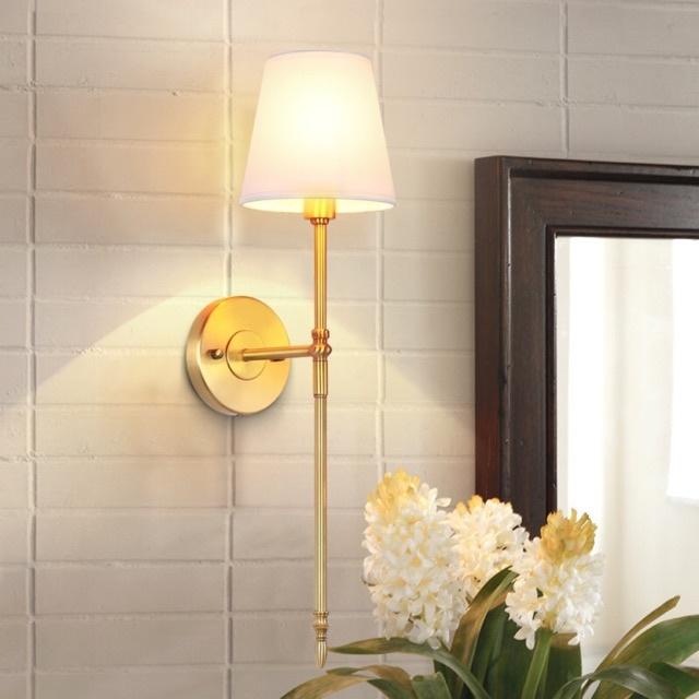 Ảnh thật -Đèn tường chao vải cao cấp, đèn phòng ngủ, đèn phòng khách, đèn trang trí
