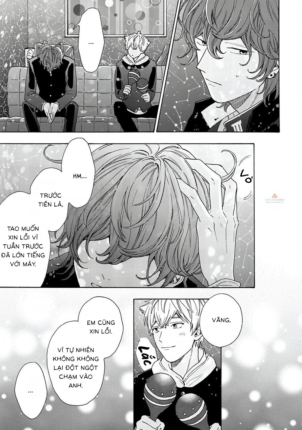 ngôi sao hạng nhất được vẽ bằng nụ hôn chapter 3 23