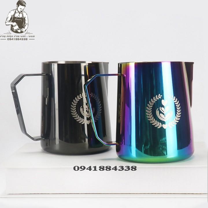 Ca Đánh Sữa Khắc Logo Tulip 600ml - Ca Đổ Art