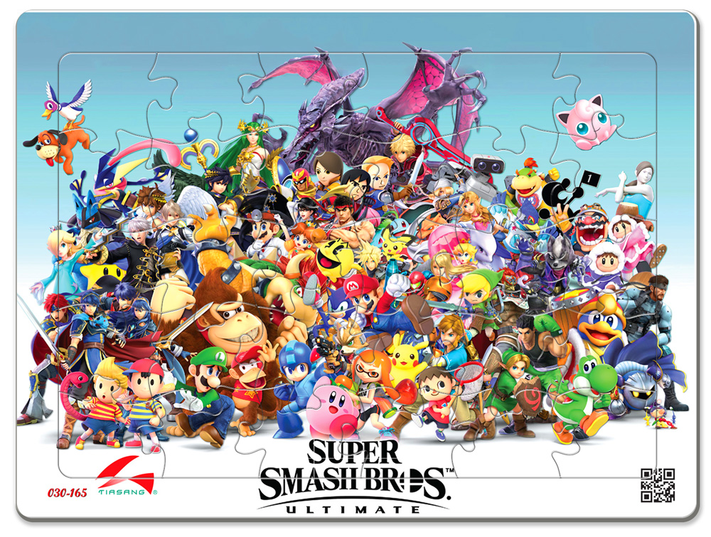 Xếp hình Tia Sáng Super smash Bros Ultimate  - Tặng kèm tranh tô màu cho bé