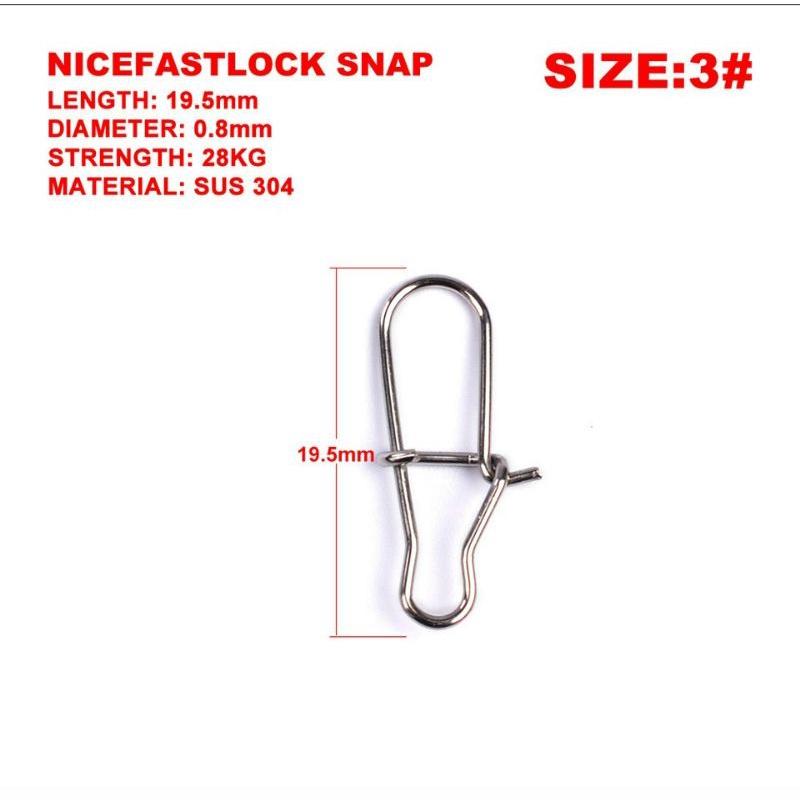 Khóa câu lure snap chuyên săn hàng