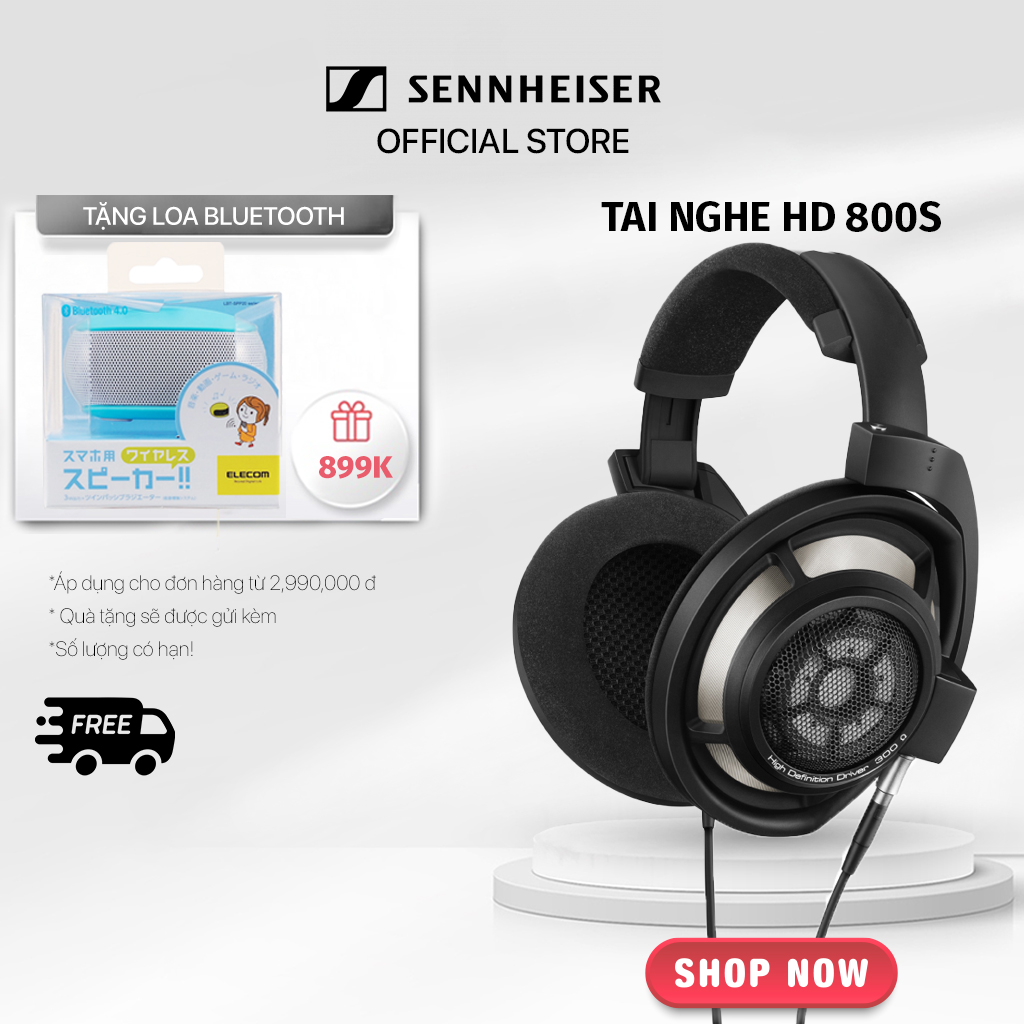 Tai Nghe Chụp Tai Sennheiser HD 800 Hi-Res - Hàng Chính Hãng