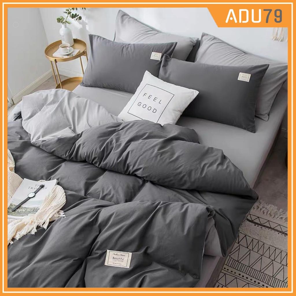 Bộ Sét Chăn Ga Gối Cotton Tici CÓ CHĂN CHẦN BÔNG - Ko Vỏ Ôm Dùng Trong Nhà, Homestay