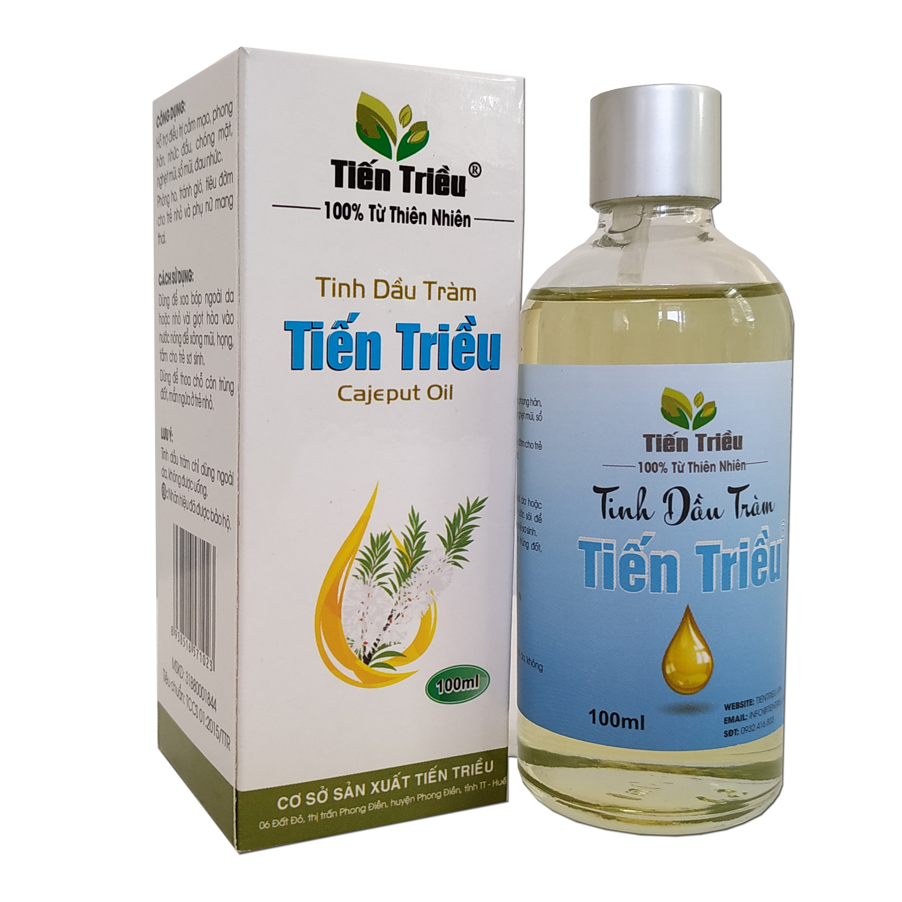 Tinh dầu tràm nguyên chất Tiến Triều 100ml