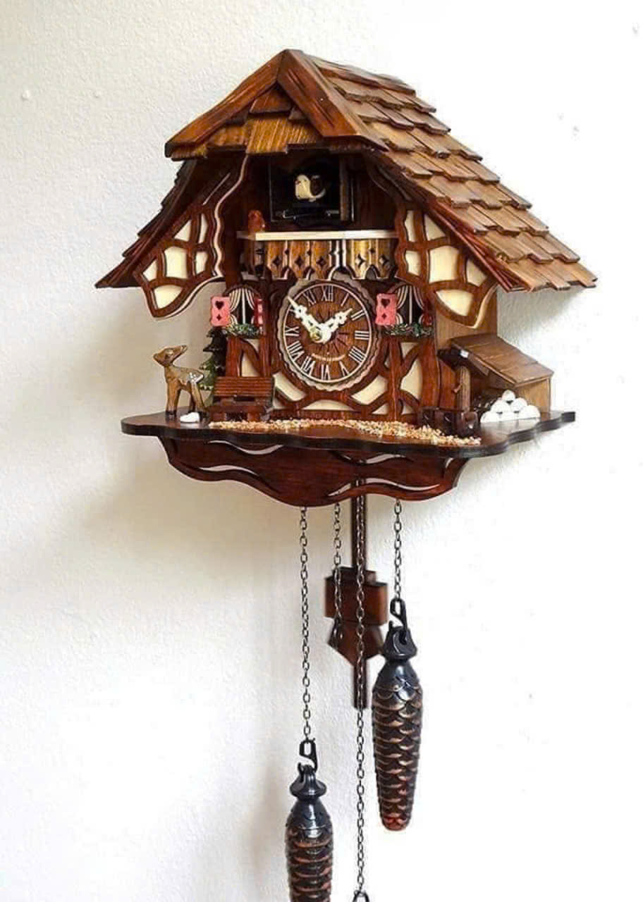 Đồng hồ treo tường CLOCKVILLA EN 416Q  MADE IN GERMANY Hàng chính hãng