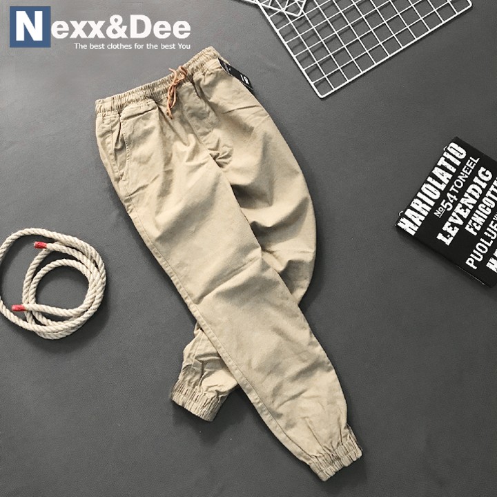 Quần jogger nam kaki Nexx&amp;Dee vải kaki bố công sở đi chơi cao cấp QD01