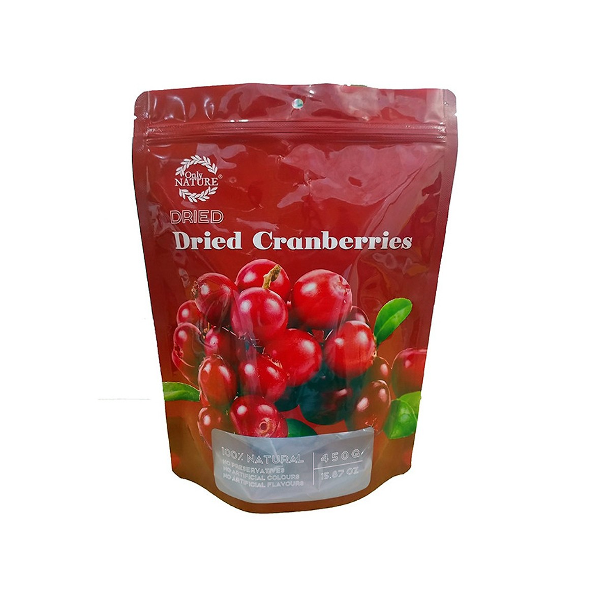 Combo 2 Túi Nam Việt Quốc Sấy Khô Only Nature Dried CranBerries (450g x 2)