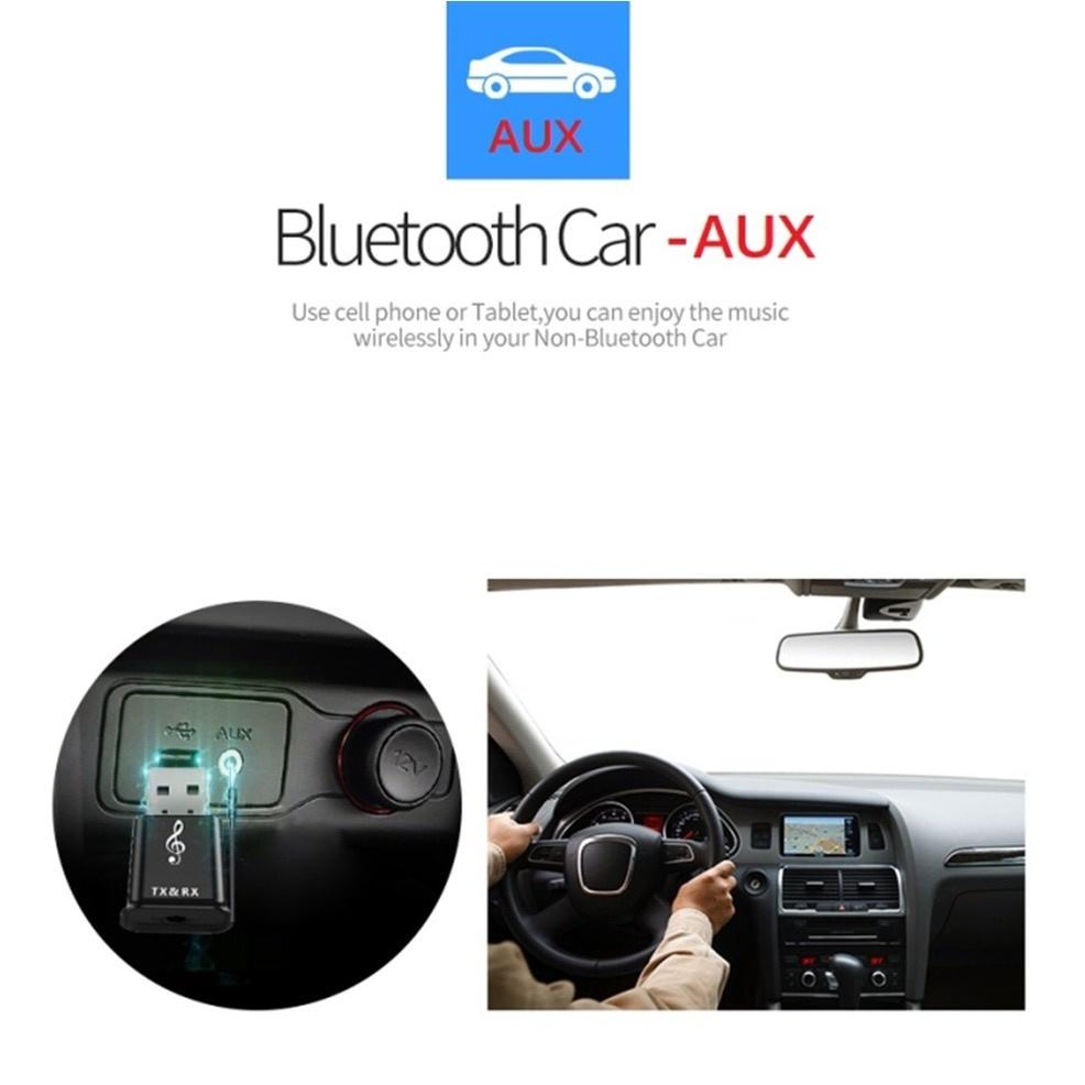 Thiết Bị Truyền Nhận Tín Hiệu Bluetooth 5.0 2 Trong 1 Giắc Cắm 3.5mm Aux Không Dây Bt5.0 Cho Tai Nghe Không Dây Và Tv Mp3