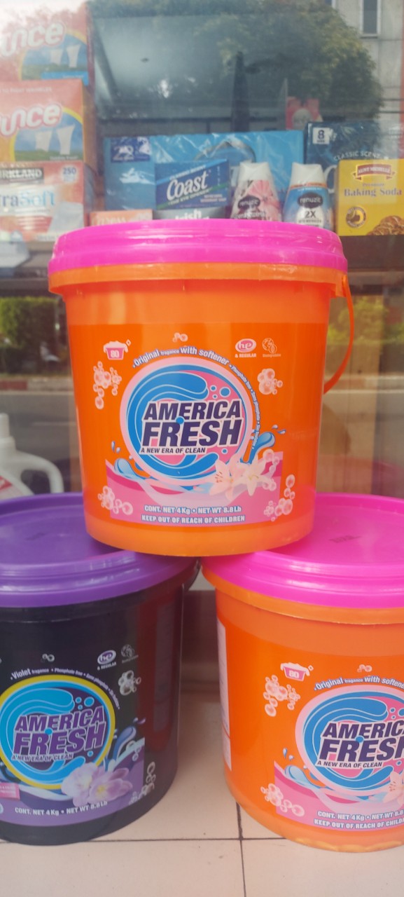 Thùng Bột giặt AMERICA FRESH Original 4kg