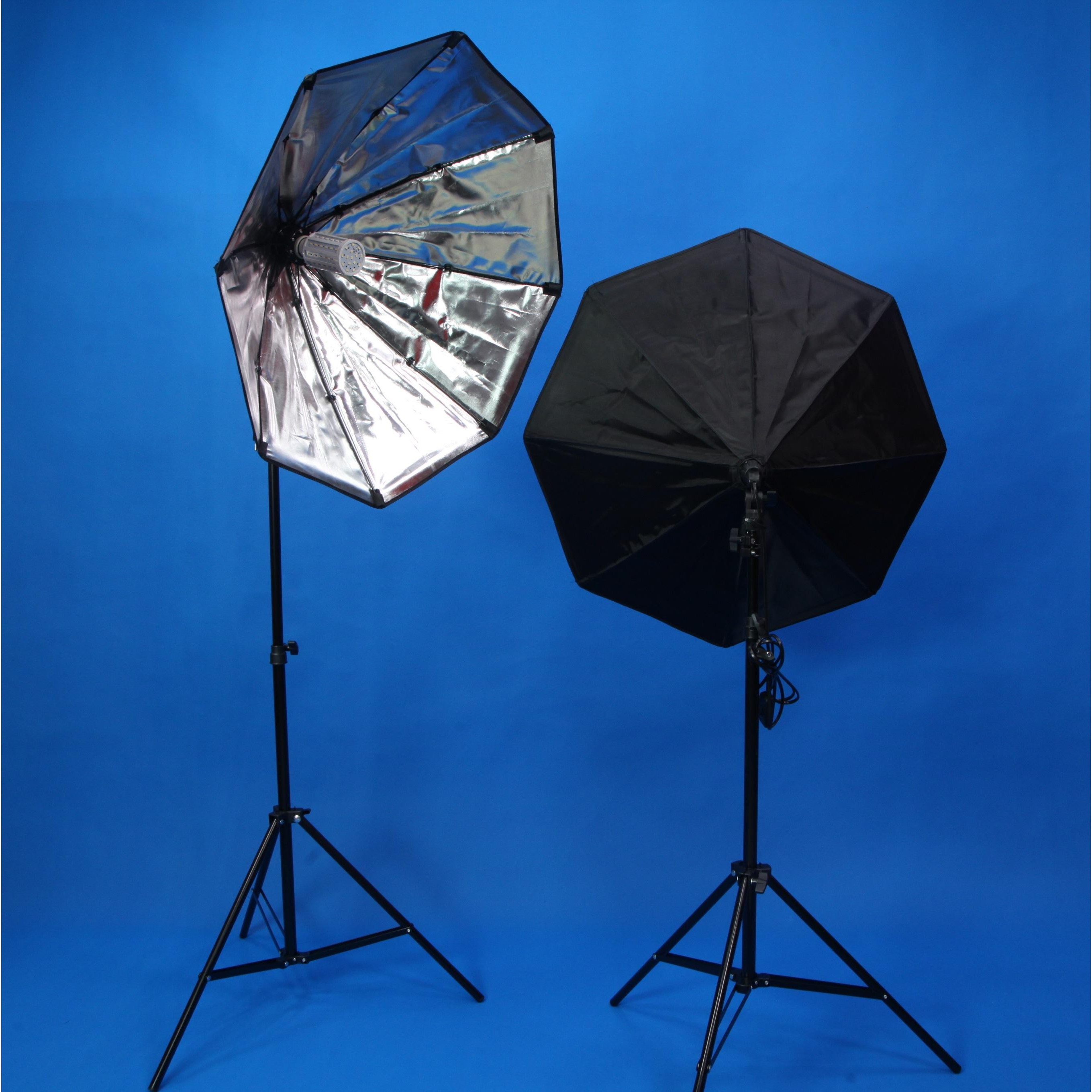 Combo 2 đèn LED360 20w softbox bát giác 75cm