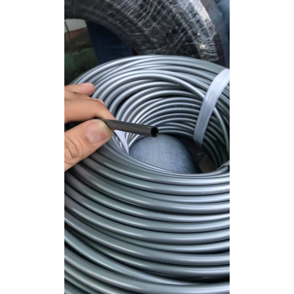 10M-100M ỐNG DÂY TƯỚI CÂY PE MÀU BẠC 6MM - 6LY LOẠI TỐT