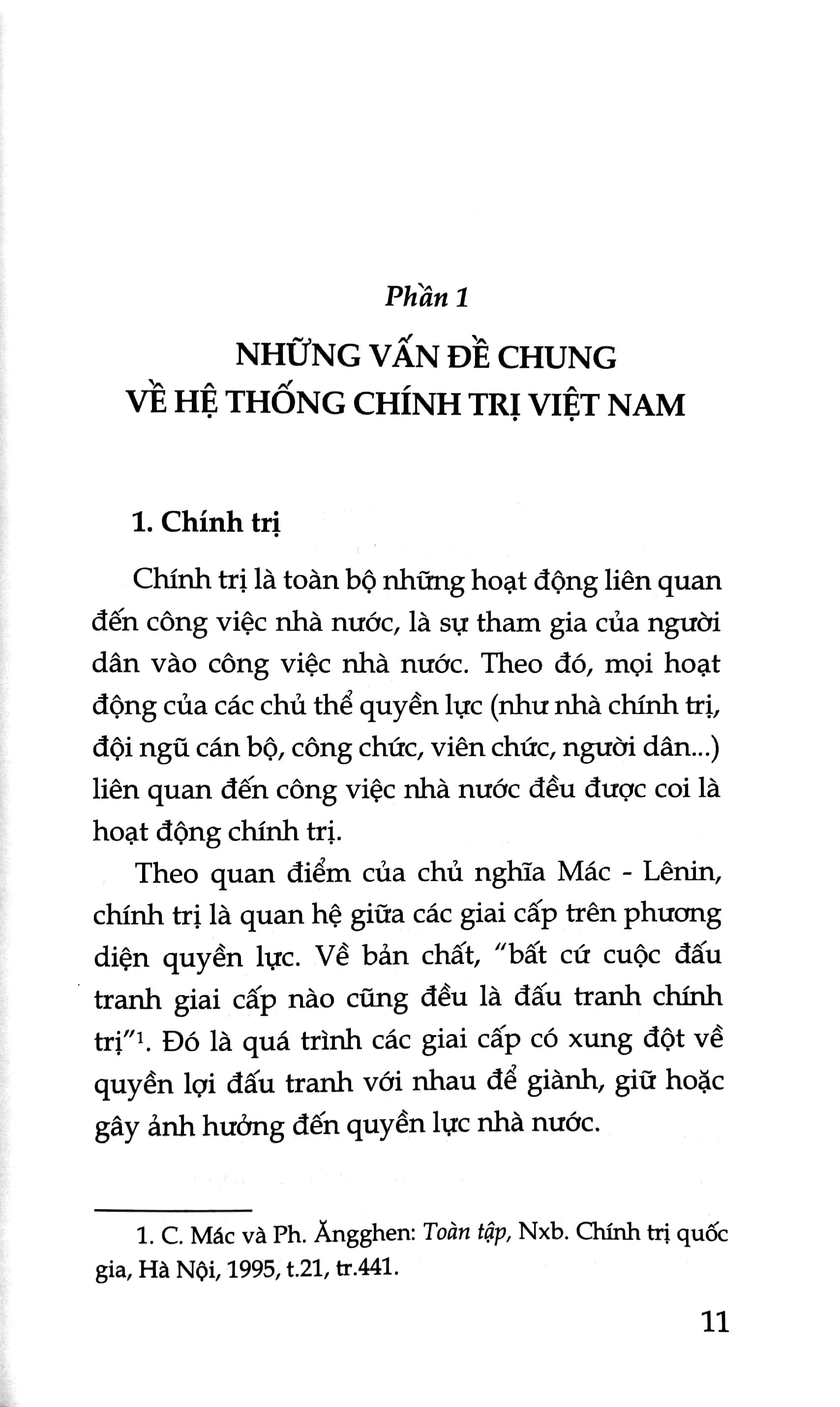 Thường Thức Về Các Tổ Chức Trong Hệ Thống Chính Trị